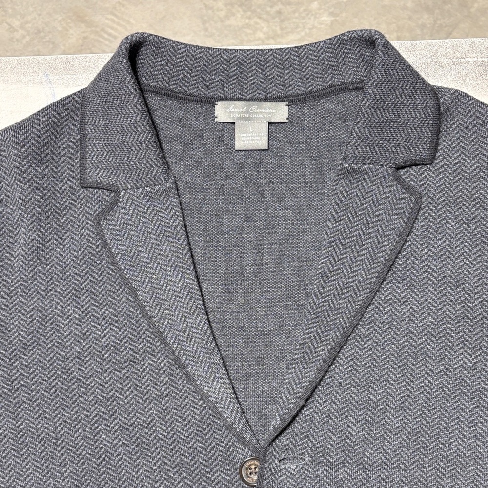 Robert Graham Charcoal Herringbone Jacket